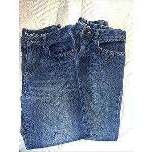 Two Pair Boys Jeans 8 Husky Children’s Place Cat Jack Denim Long Straight